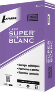 CIMENT BLANC EN SAC DE 25 KG CEM II / B-LL 32.5 R CE CP2 NF  SB 